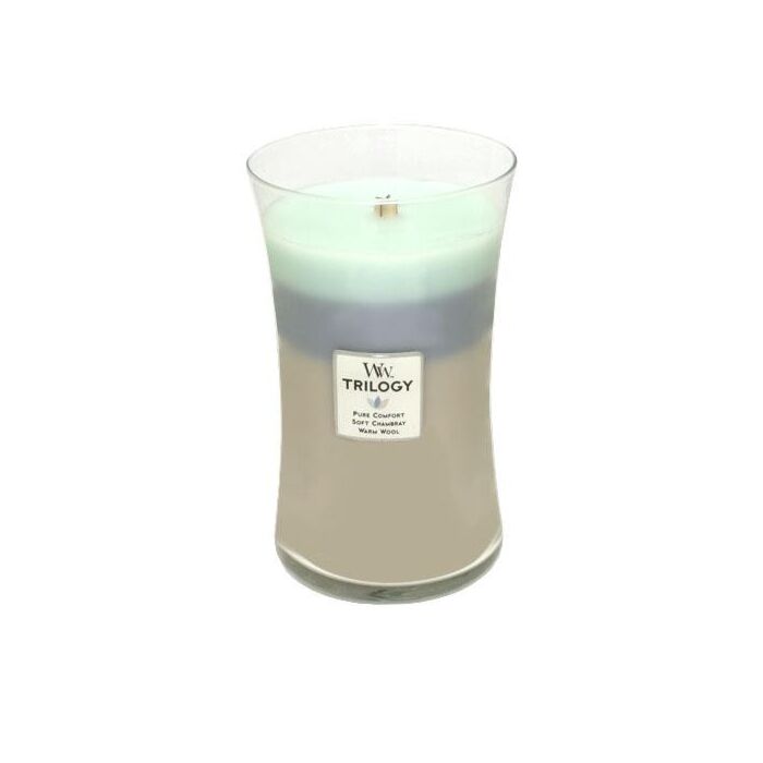 Woodwick Woven Comforts Trilogy Large Jar Candle-1